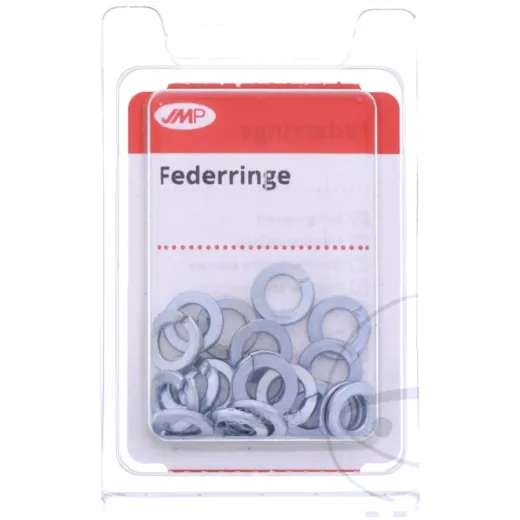 Federringe verzinkt M6