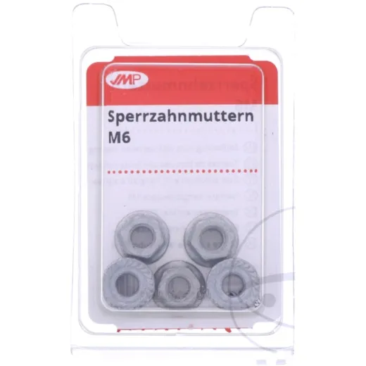Mutter SPERRZ verzinkt M6
