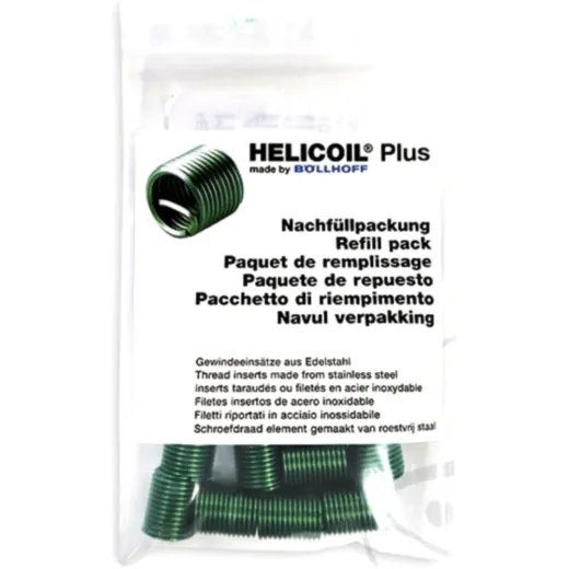 Gewindereparatur HELIP M9 x 1.25 Länge 18.0 mm Inhalt 10 Stück
