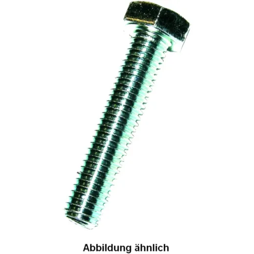 Hex bolt m4x40 din933 plated steel