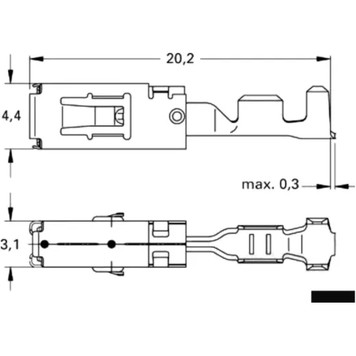 FLACHSTECKH MCP 1-2.5