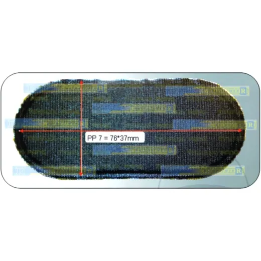 Schlauchflicken oval 067008
