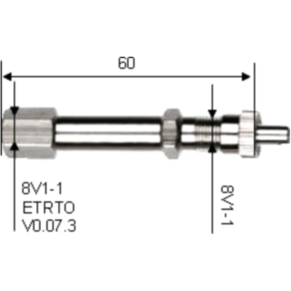 Ventilextension Metall fixed