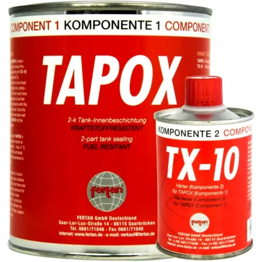 Tapox petrol fuel tank sealant