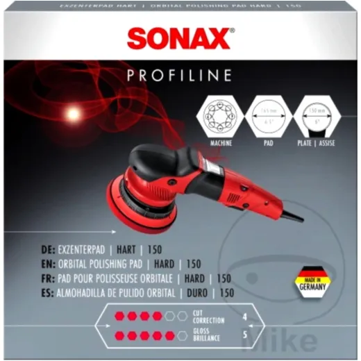 Exzenterpad HART 150 mm Sonax