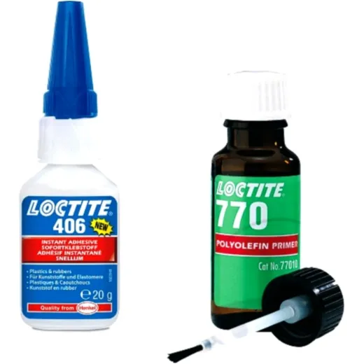 Klebstoff-Set for plastice