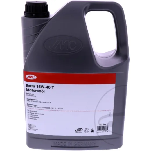 Motoröl 15W40 T 5 Liter JMC extra Alternative: 5580205