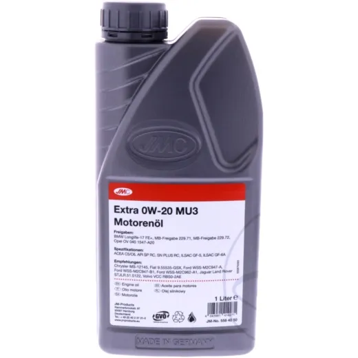 ENGINE OIL 0W20 MU3 1L JMC
