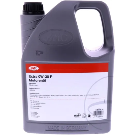 Motoröl 0W30 P 5 Liter JMC extra Alternative: 5580246