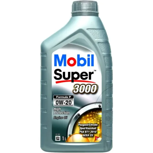 Motoröl 0W20 1 Liter Mobil Super 3000 FORMULA P