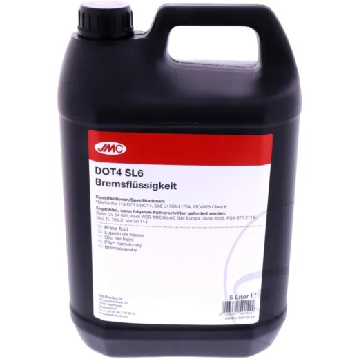 Brake fluid dot 4 sl6 5l jmc