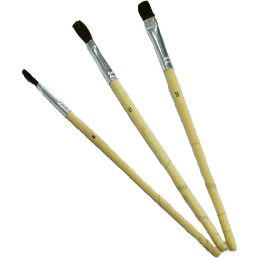 PINSELSET 3-teilig FEINHAAR