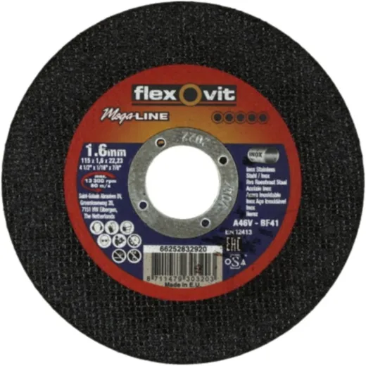 cut-off wheel 115X1.6 straight Metall