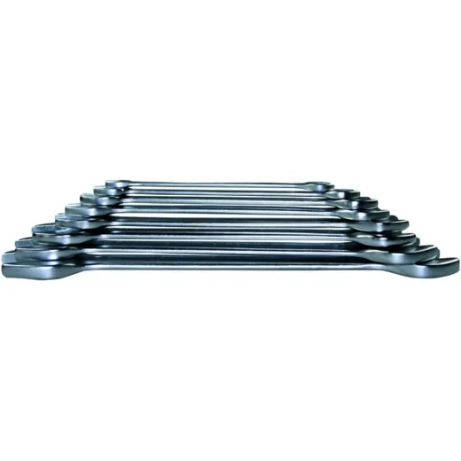 8 piece double open ended spanner kit