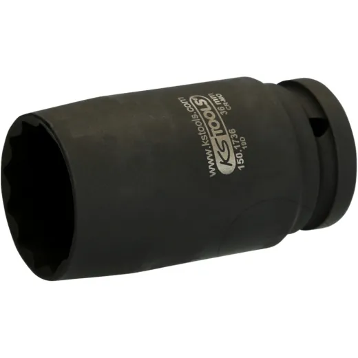 Kraft-Stecknuss 12 Kant 3/4 36 mm