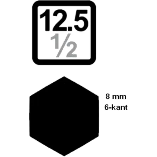 Bit Adapter 1/2 Zoll für 5/16