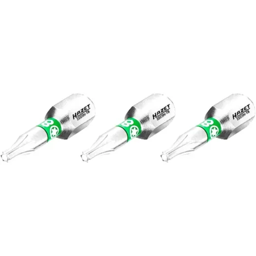 Bit Torx T8 1/4Z 3-teilig 25 mm 1/4Z=6.3 mm