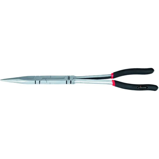 Doppelgelenkzange Flachrund V2783