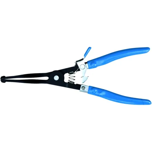 Locking pliers for exhaust clamps