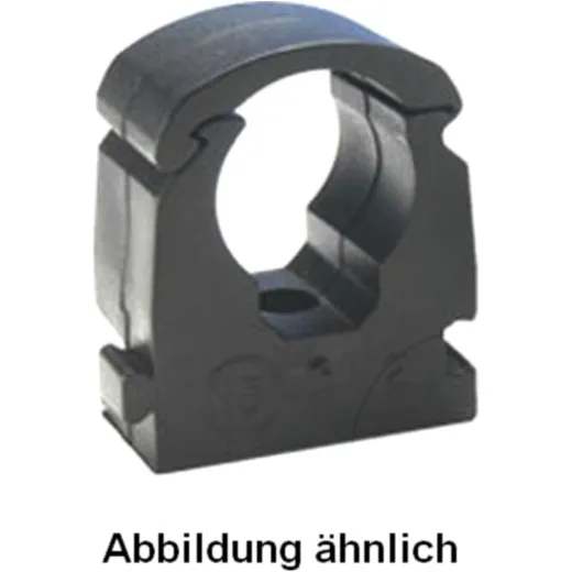 PipeClamp black 22MM