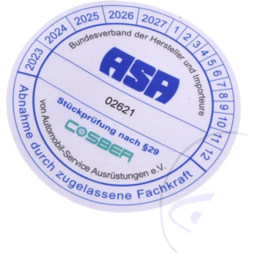 Pruefplakette cosber