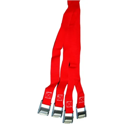 Bike lift footrest straps