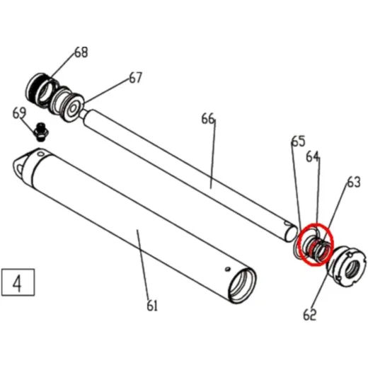 Cylinder rod seal