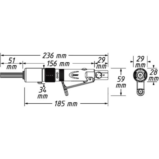 Nadelentroster Mini pneumatisch 13 Nadeln 1.3 mm
