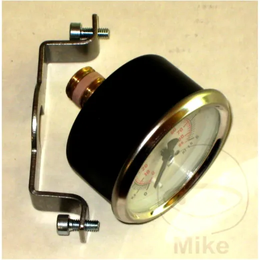 Einbau Manometer 0-6 bar