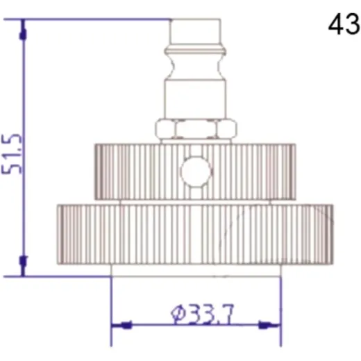 Connector cover nr.43