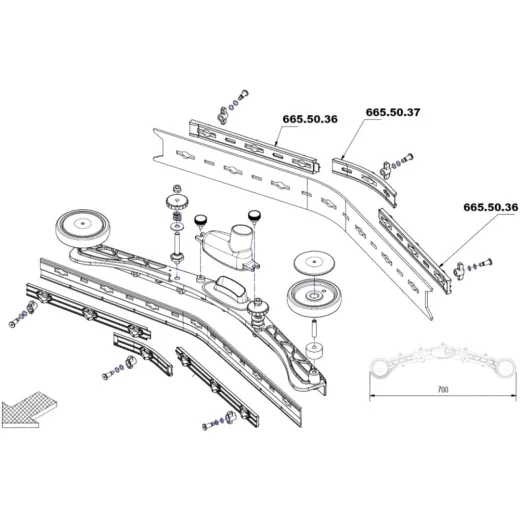 LEISTE SAUGLIPPE HINTEN 045000549