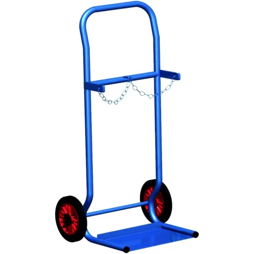 Steelflaschenkarre 2x10l