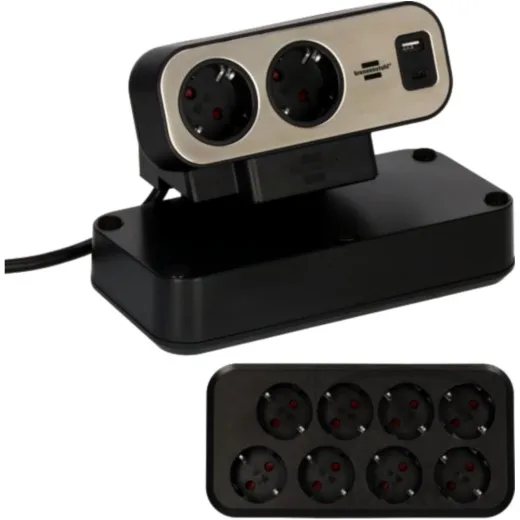 TISCHSTECKDOSENLEISTE USB C USB A Steckdosen