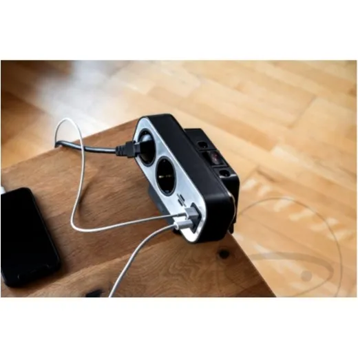 TISCHSTECKDOSENLEISTE USB C USB A Steckdosen
