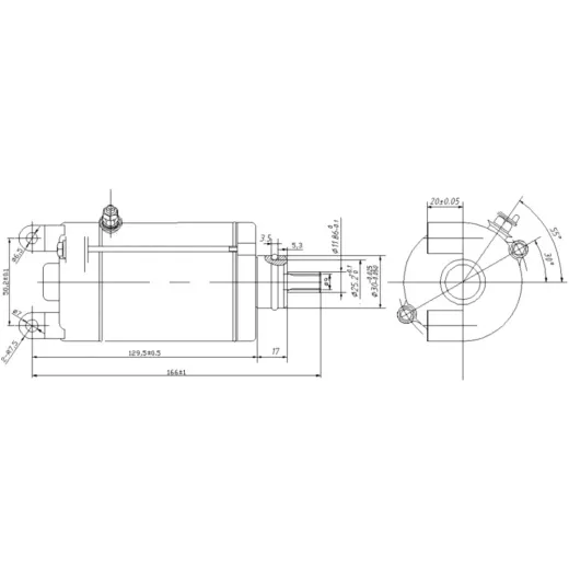 STARTER MOTOR JMP