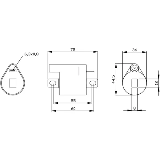 Zündspule 12V 1057836