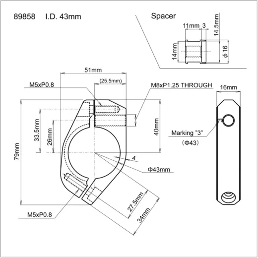 Standrohrschelle Daytona 1083684