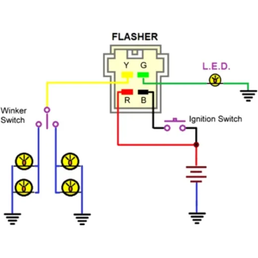 Indicator relay led jmp