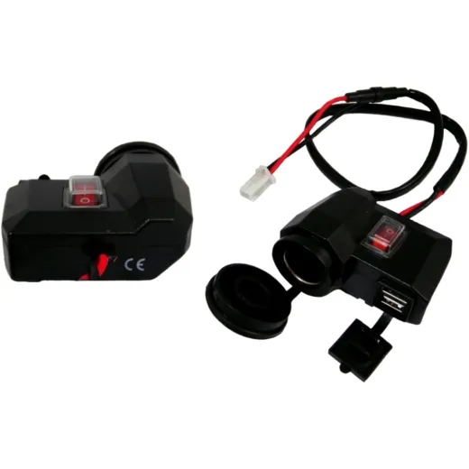 Cigarette lighter+usb jmp