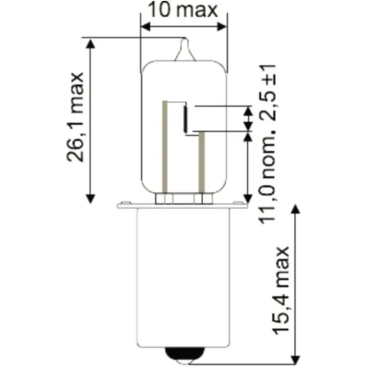 Bulb hs2 6v15w jmp