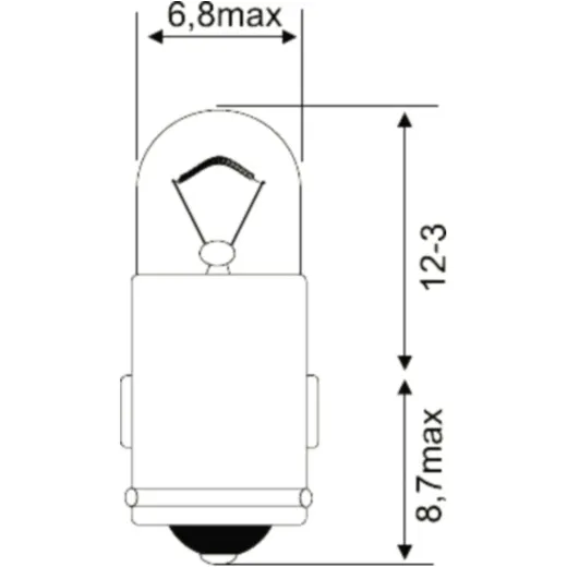Bulb 6v0.6w jmp 1540JMP10er
