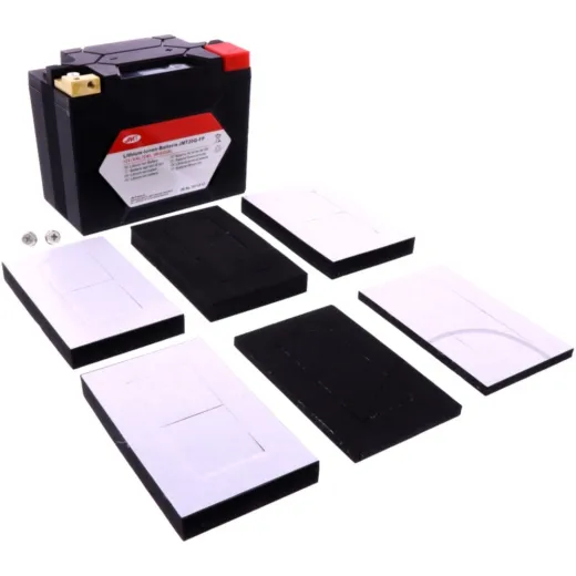 Batterie Motorrad JMT20Q-FP JMT Lithium-Ionen mit Anzeige
