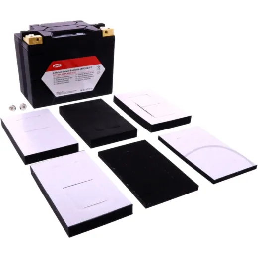 Batterie Motorrad JMT30Q-FP JMT Lithium-Ionen mit Anzeige
