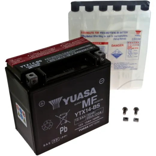 Motorcycle Battery YTX14-BS YUASA