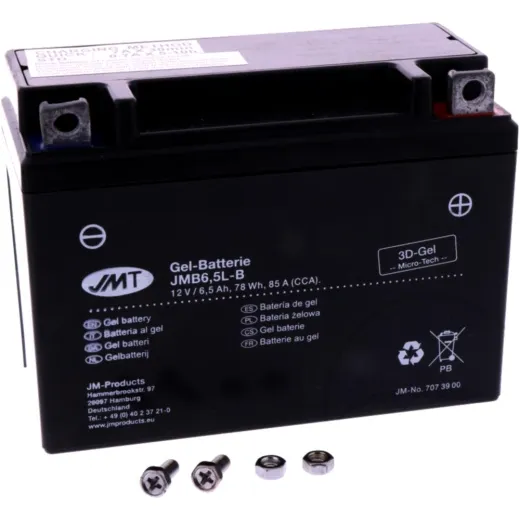 BATTERY MOTORCYCLE YB6.5L-B GEL JMT
