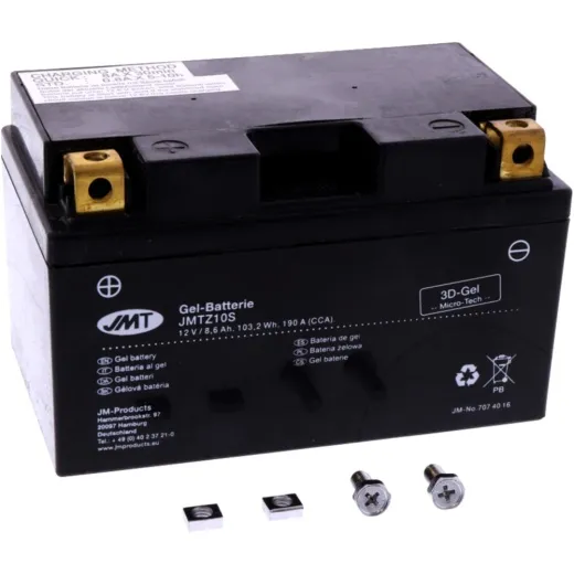 Motorcycle Battery YTZ10S GEL JMT