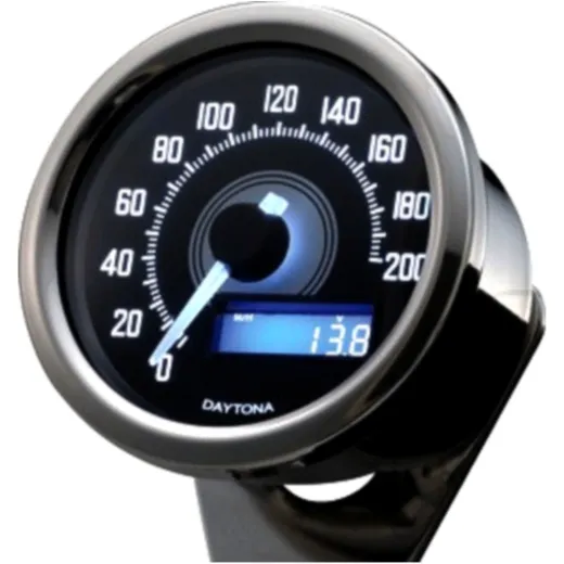 Tachometer elektrisch chrom Daytona
