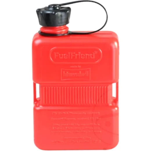 Plastic fuel can 1.0l red