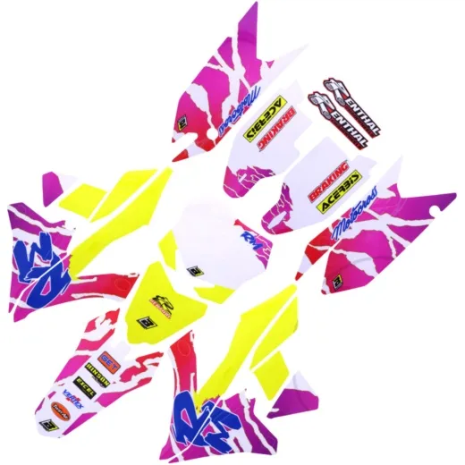 Sticker kit black bird racing 1108011