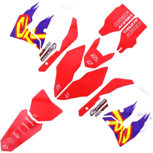 Sticker kit black bird racing 1108034